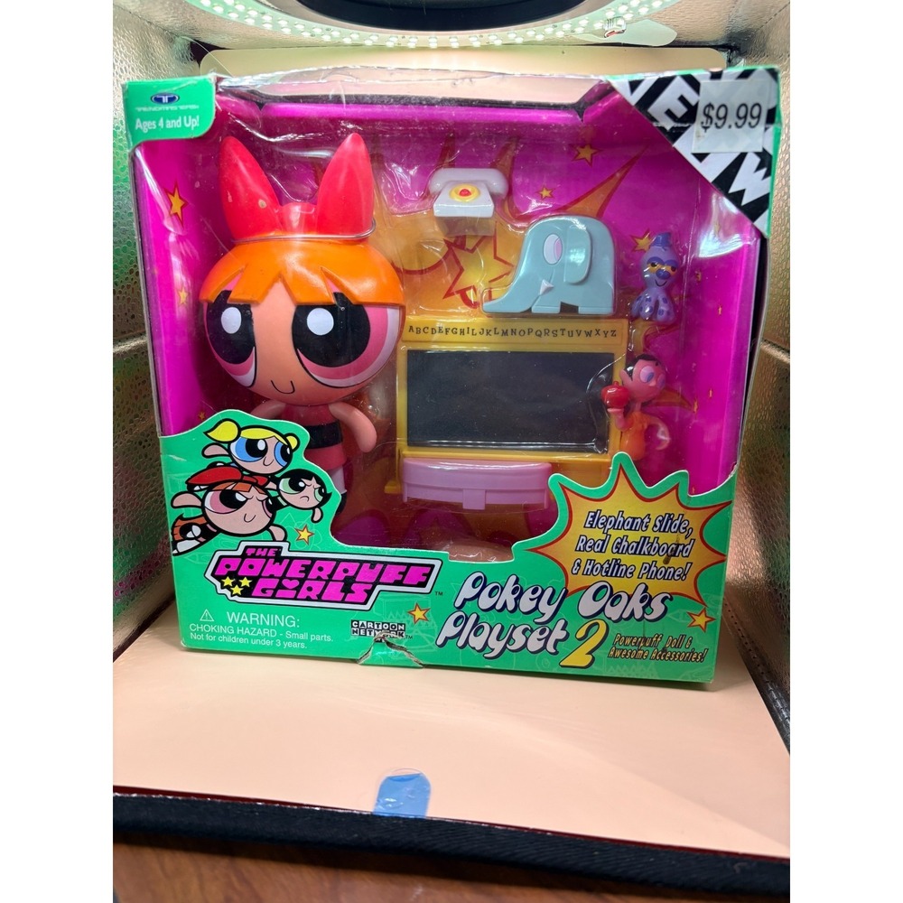Cartoon Network PowerPuff Girls Pokey Oaks Playset 2, Pristine - Circa 2000 NIB